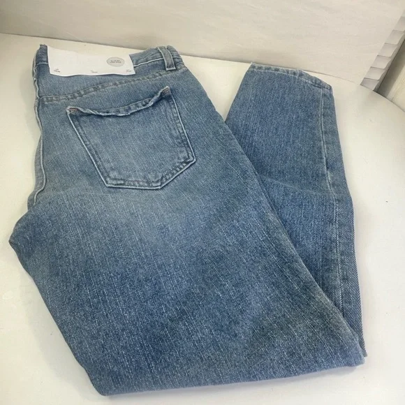 NEW BDG Slim BF Boy Friend Medium Wash Denim Jean Size 26 W Blue Low Rise - Picture 5 of 11